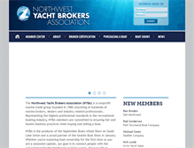 Tablet Screenshot of nwyachtbrokers.com